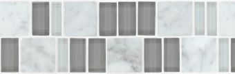 White Gray - Two Row Combo Image